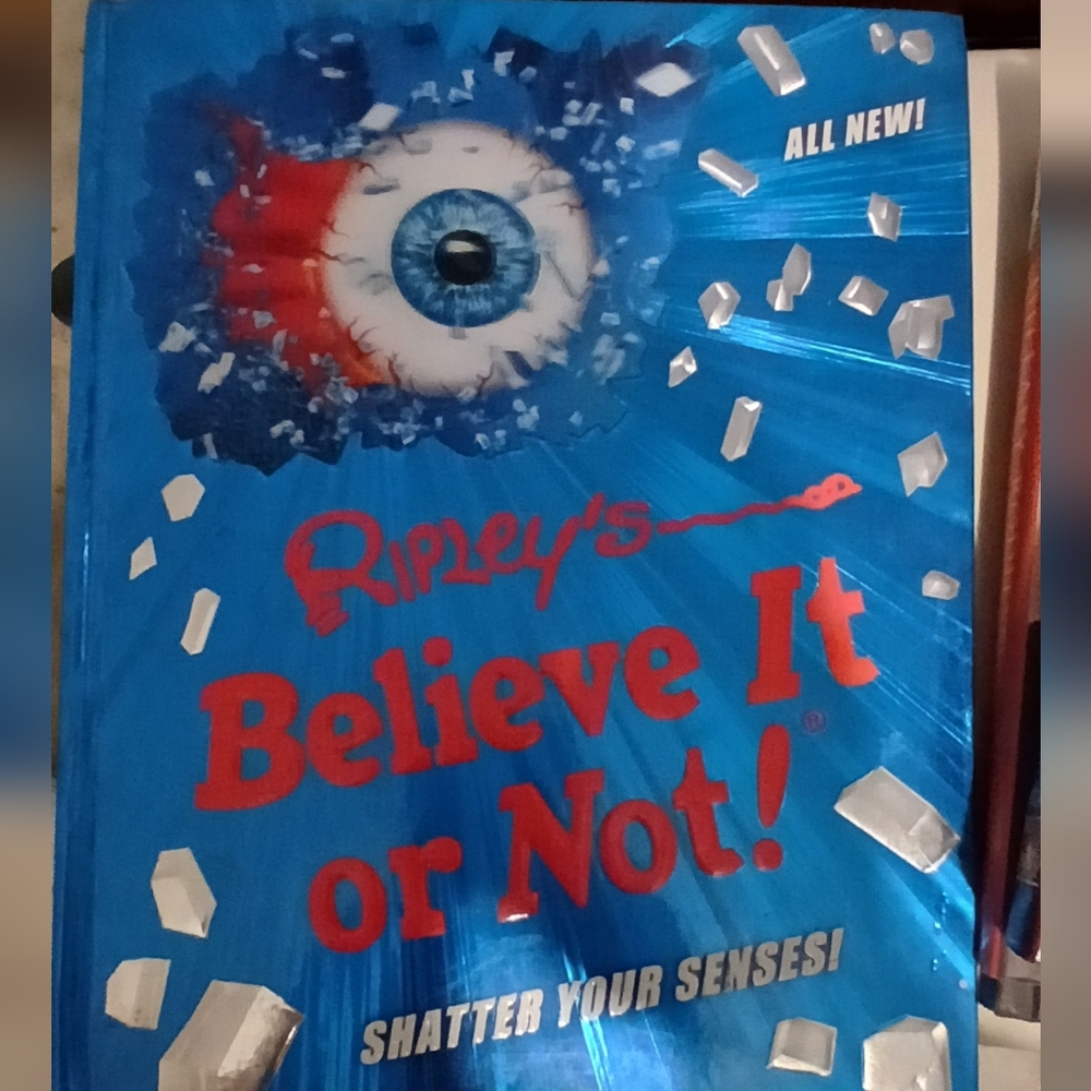 Ripley's Believe It or Not! Hardcover Book - Blue & Red